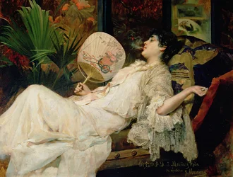 Young Woman Smoking